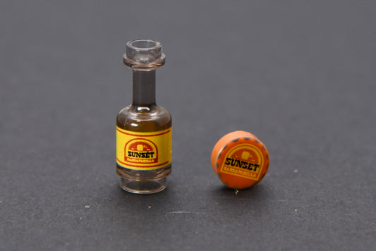 Sarsaparilla Bottle and Cap