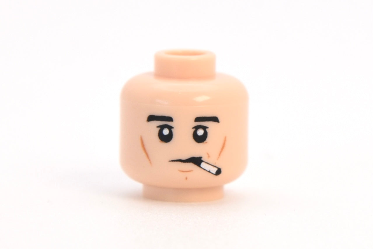 Checkered Suit Man Pad Printed Figure